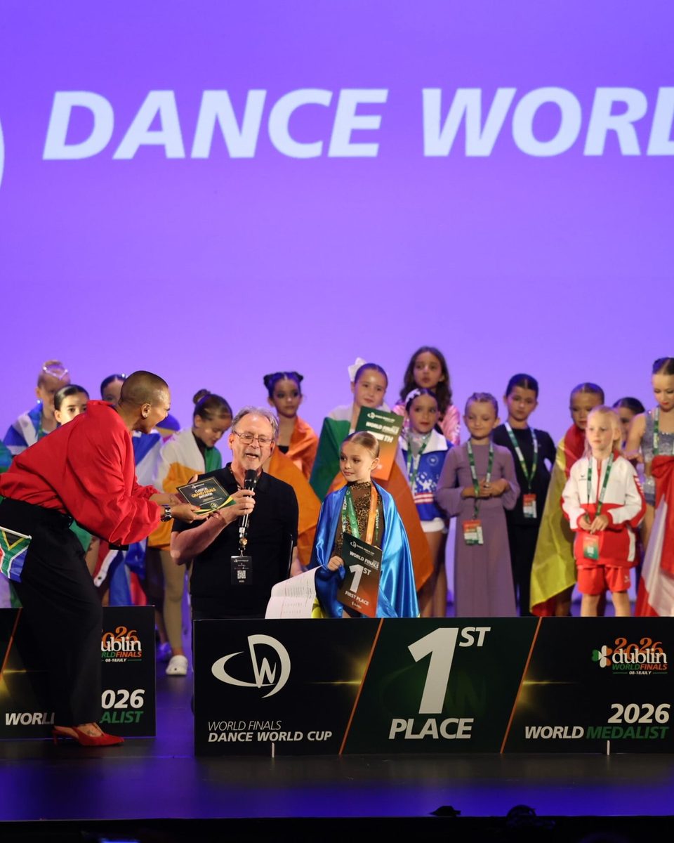 Нагородження: перше місце для України на Dance World Cup Finals 2026